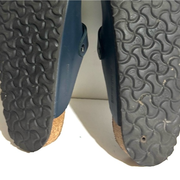 Birkenstock blue Boston oiled Leather mules Clogs - Picture 5 of 5